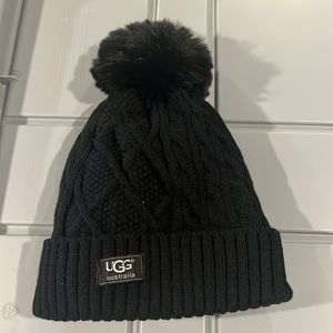 Black UGG hat